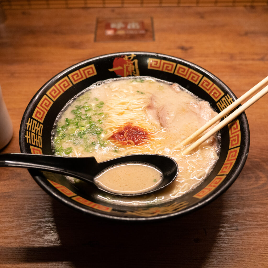 ichiran ramen toonkotsu tokyo