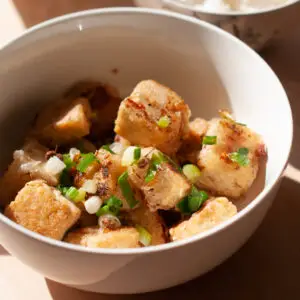 crispy salt and pepper tofu